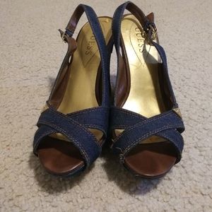Guess Denim Wedges 9M
